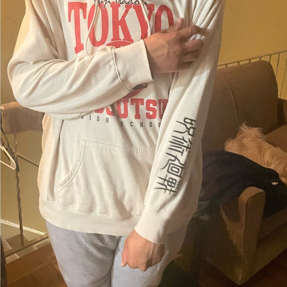 Jujutsu Kaisen Cream Hoodie 3XL